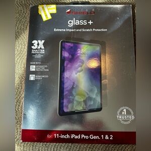 InvisibleShield Glass+ Screen Protector for 11-inch iPad Pro - Black